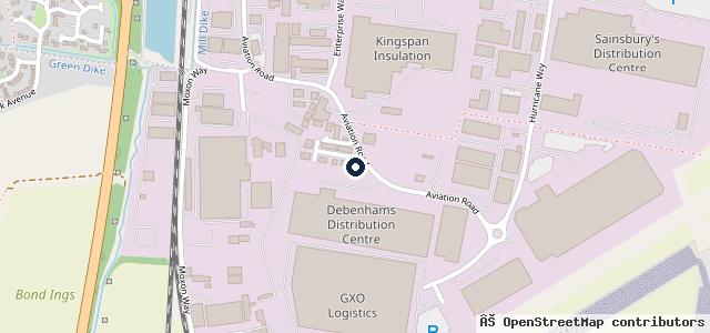 Map showing the location of Stretton's Auto Services