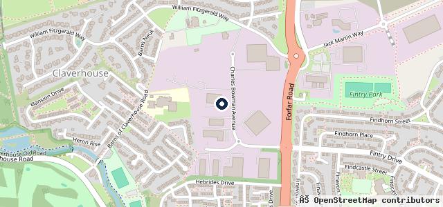 Map showing the location of Struans Used Car Autocentre Dundee