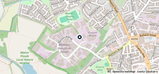 Map showing the location of Vauxhall Repair Centre Ltd
