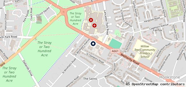 Map showing the location of Well Pharmacy