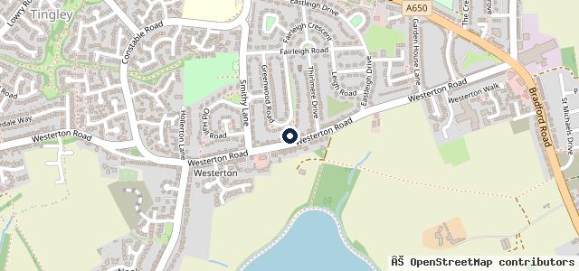 Map showing the location of Westerton Garage