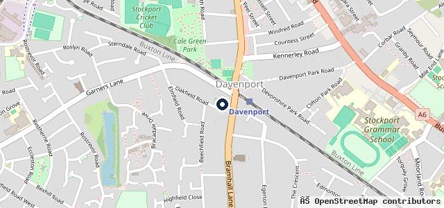 Map showing the location of Whitegates Garage