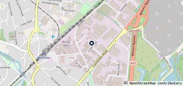 Map showing the location of Witham Motor Company Limited