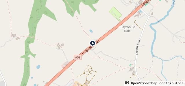 Map showing the location of Woodfield Garage