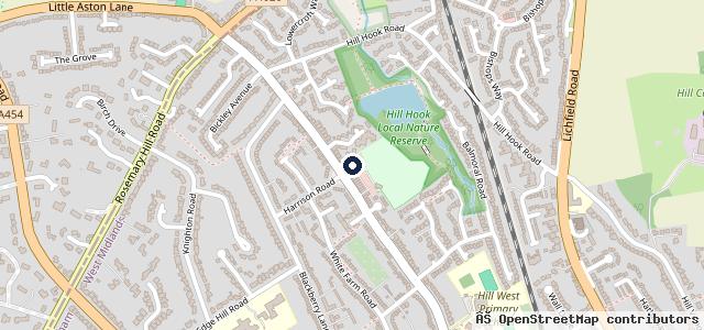 Map showing the location of Clarence Road Service Station