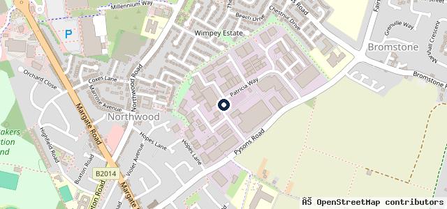 Map showing the location of A1 Motorist Centre