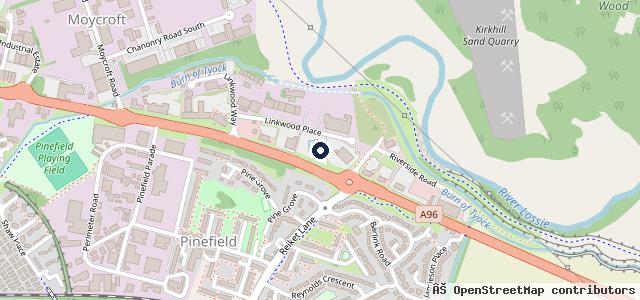 Map showing the location of Regency Car Sales Elgin Vauxhall, Leapmotor & MG