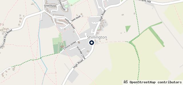 Map showing the location of Bowles Garage