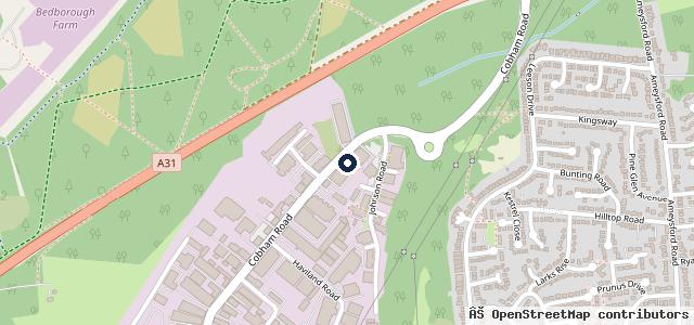 Map showing the location of Knights Autos MOT & Repair