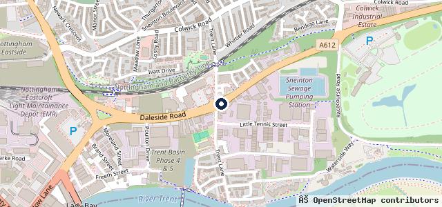 Map showing the location of Daleside Road Car Sales