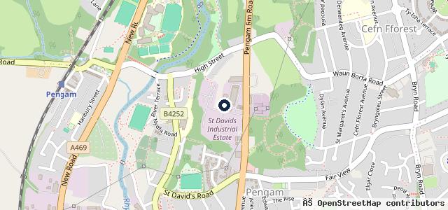 Map showing the location of AJ Mot & Service Centre