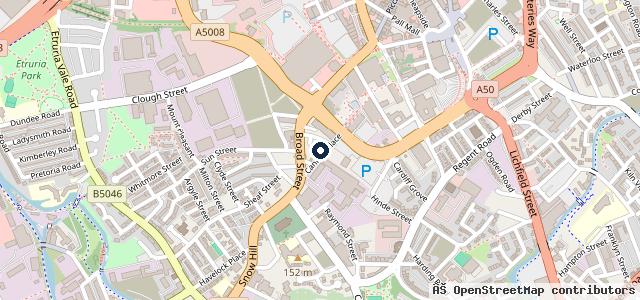 Map showing the location of Carcraft Test Centre