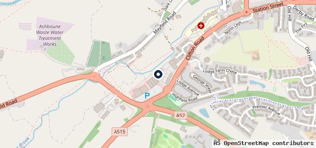 Map showing the location of Selecta Tyre - Ashbourne - Team Protyre