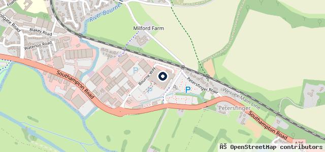 Map showing the location of Ashbourne Motors Service Centre