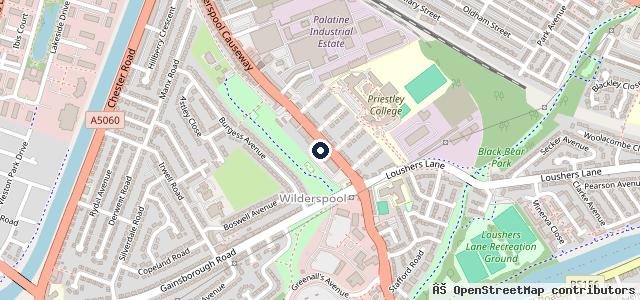 Map showing the location of Autostop Service Centre