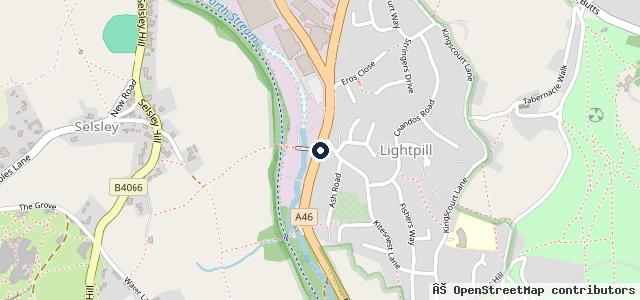 Map showing the location of Bath road mot and service centre gl53nt | Stroud