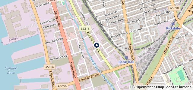 Map showing the location of Bootle Auto Tech