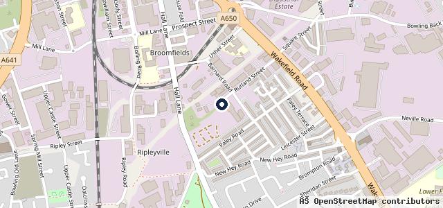 Map showing the location of Bowling Auto Parts
