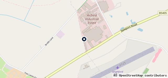 Map showing the location of Buckley Motors
