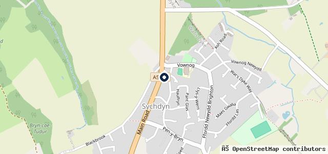Map showing the location of Buckley Trade Centre ( Car Sales )