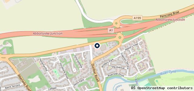Map showing the location of Bypass Service Station