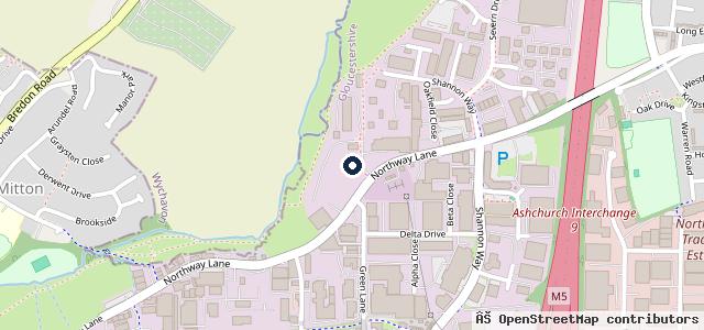 Map showing the location of Arthur Spriggs & Sons Ltd