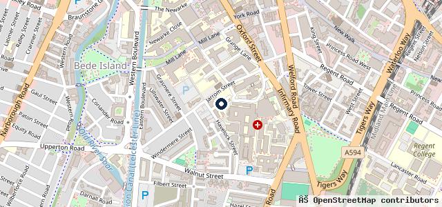Map showing the location of JD Car Care