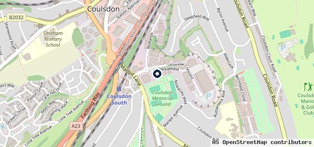 Map showing the location of DTR European Sports Cars Ltd