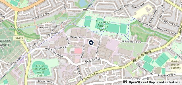 Map showing the location of Crown Garage Services Bristol Ltd