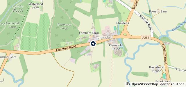 Map showing the location of Invicta Horsham - Authorised Volvo & Polestar Service Centre