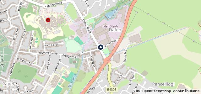 Map showing the location of Ennis Caravans Ltd