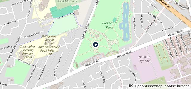Map showing the location of Evans Halshaw Citroen Hull