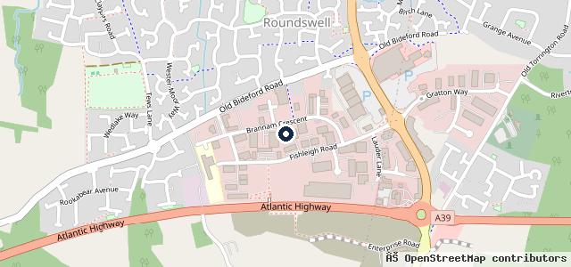 Map showing the location of GaragePro Automotive