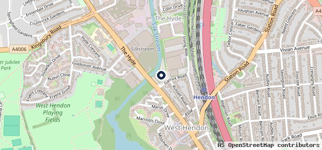 Map showing the location of Jemca Toyota Edgware Road (Sales)