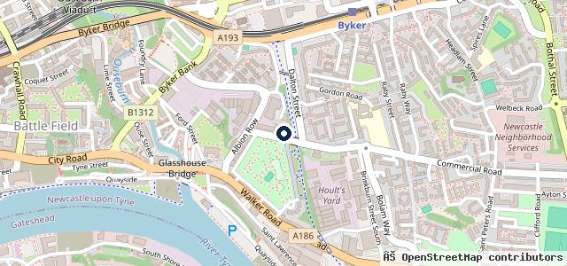 Map showing the location of St Michaels Test Centre
