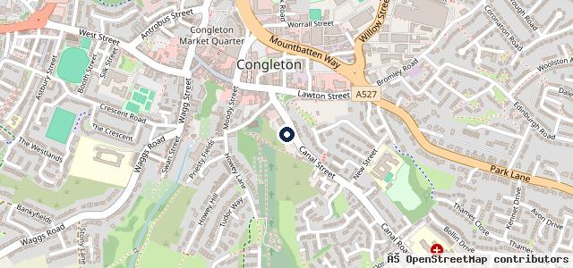 Map showing the location of Burns Garages Ltd