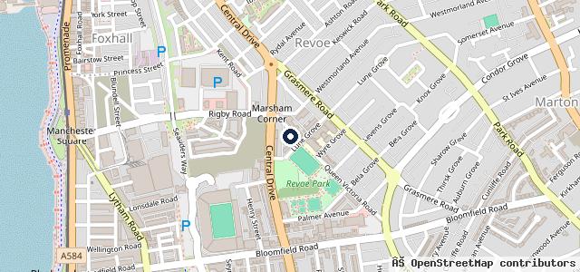 Map showing the location of The V Dub Centre