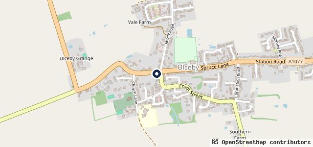 Map showing the location of Vehicle Diagnostics and Services
