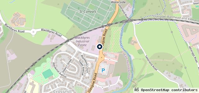 Map showing the location of Vehicle Maintenance Ltd