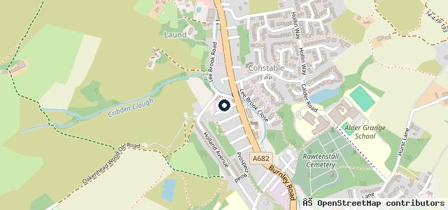 Map showing the location of Motor Services Rossendale Ltd