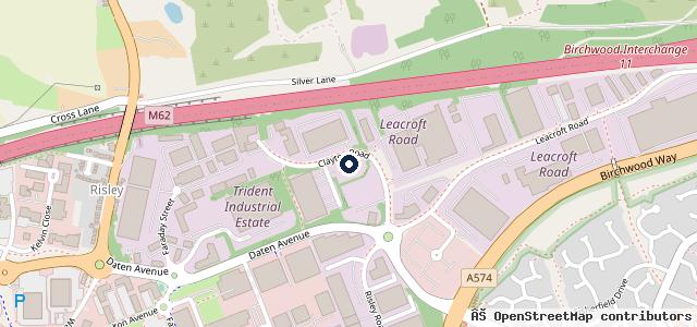 Map showing the location of Warrington Truck Van Limited