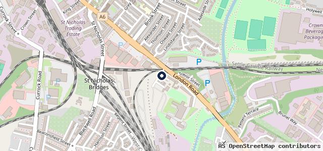 Map showing the location of Bosch Car Service - City Garage Ltd