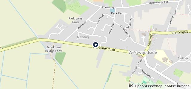 Map showing the location of Westwoodside Motors