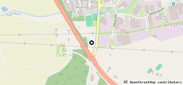Map showing the location of C & M McDonald