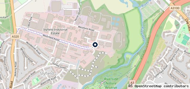 Map showing the location of TOYOTA