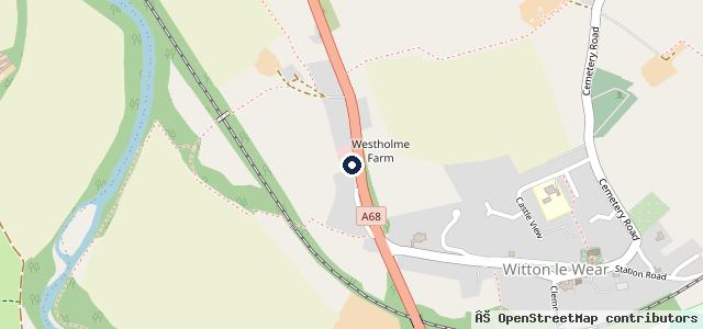 Map showing the location of A. G. East