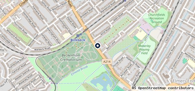 Map showing the location of Chesham Autos Motor Repairs & MOT Station