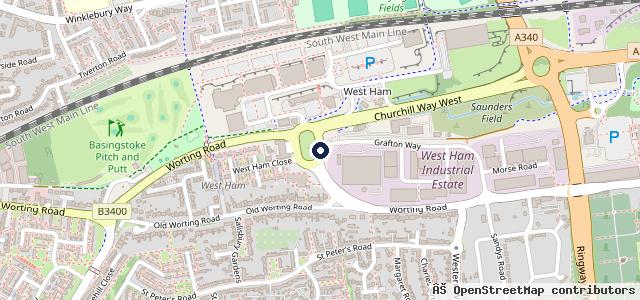 Map showing the location of Grantleys