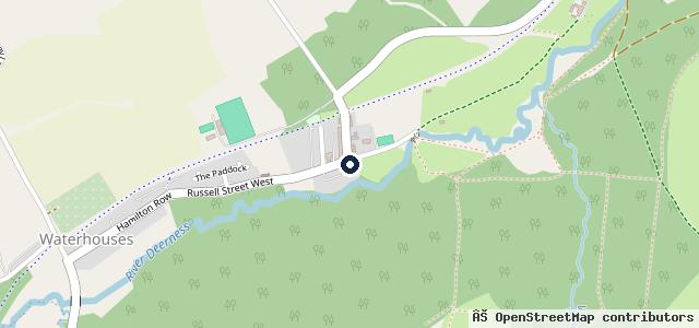 Map showing the location of R Alderson & Sons