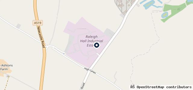 Map showing the location of A C P Services Ltd